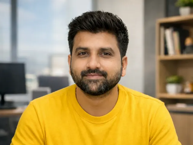 Rohan Surve at his desk